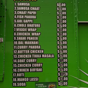 Curry on Wheels - Menu - Indian Near Me - Stockton, California Curry on Wheels - Menu - Indian Near Me - Stockton, California