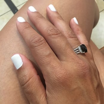 Sugar Nails & Lashes - Off white gel....it will last for 3-4 weeks!! - Nail Salons Near Me - Orange, California