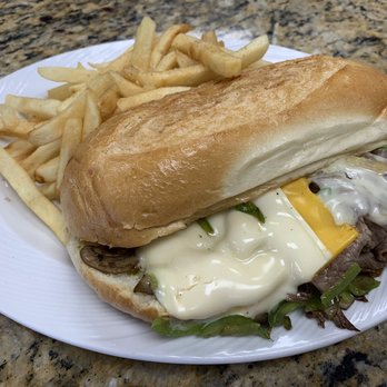 Golden Ox Diner - Philly Cheesesteak Sandwich with Fries - Diners Near Me - Lodi, California Golden Ox Diner - Philly Cheesesteak Sandwich with Fries - Diners Near Me - Lodi, California