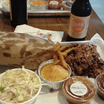 Smoque BBQ - Chopped brisket, french fries & coleslaw - Barbeque Near Me - Chicago, Illinois