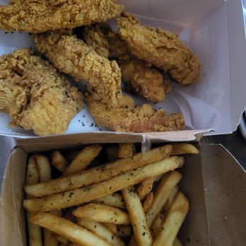 92 Chicken - Took home some chicken tenders and fries. - Chicken Wings Near Me - Houston, Texas