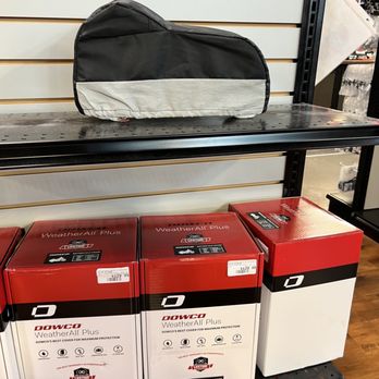 Performance Cycle - Display for motorcycles covers - Motorcycle Gear Near Me - Centennial, Colorado