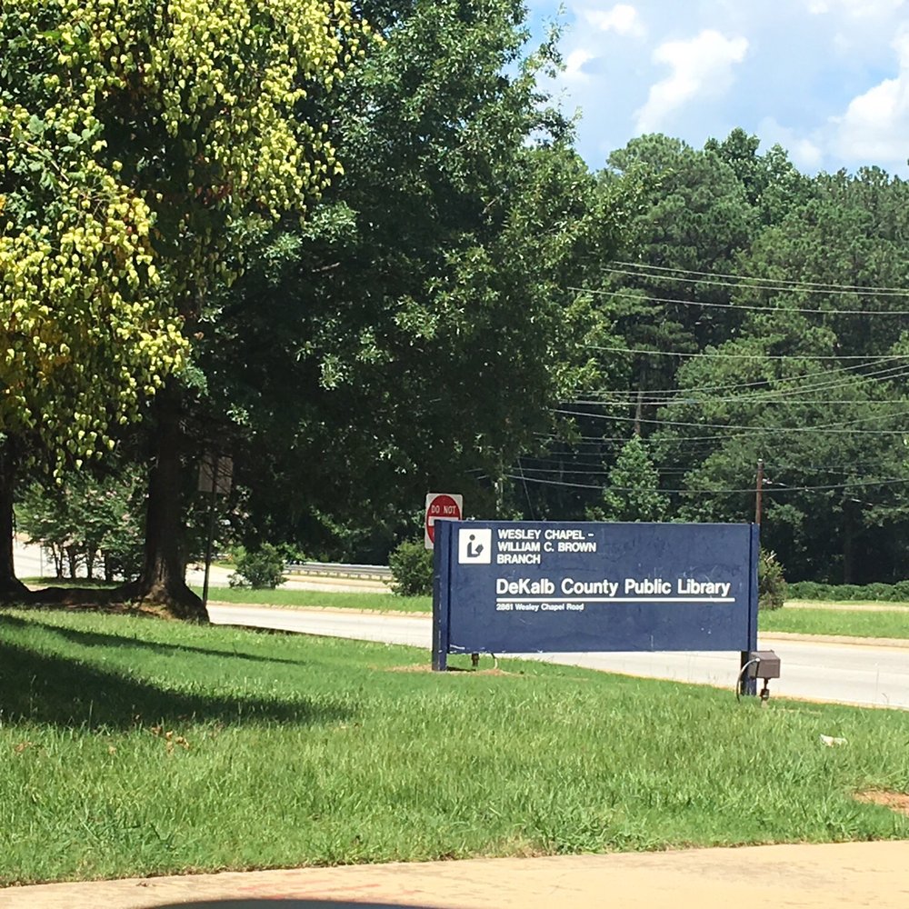 Dekalb County Public Library - Street sign - Libraries Near Me - Decatur, Georgia