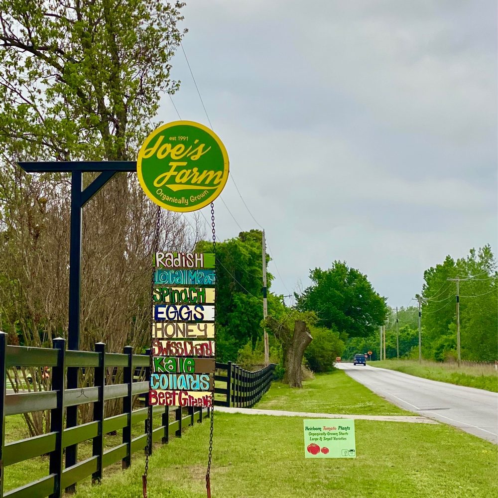 Joe’s Farm - Sign on Sheridan approaching 131st - Farms Near Me - Bixby, Oklahoma Joe’s Farm - Sign on Sheridan approaching 131st - Farms Near Me - Bixby, Oklahoma