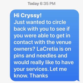 Cocktails by Cryssy - Message my event planner sent Cryssy - Bartenders Near Me Cocktails by Cryssy - Message my event planner sent Cryssy - Bartenders Near Me