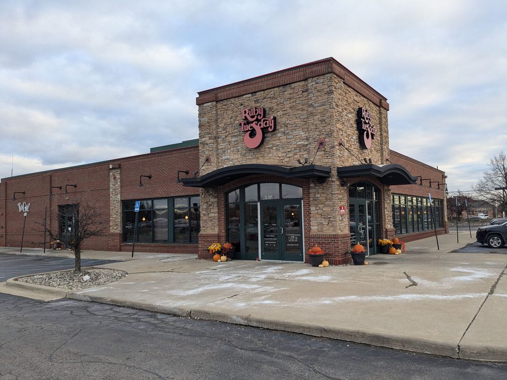 Ruby Tuesday - outside, shows storefront - American Near Me - Canton, Michigan Ruby Tuesday - outside, shows storefront - American Near Me - Canton, Michigan