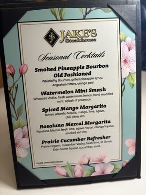 Menu photo 1 Jake's Steakhouse East Meadow, NY Menu photo 1 Jake's Steakhouse East Meadow, NY