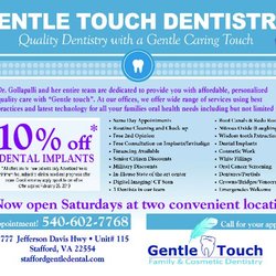 Gentle Touch Dentistry Family & Cosmetic Dentistry - Check out our services and new patient offers