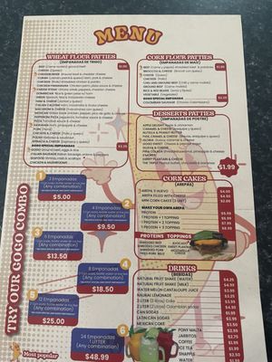 Menu photo 1 Gogo Empanadas Matthews, NC