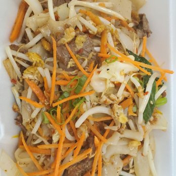 Thai Orchid - Spicy drunken noodle with beef - Thai Near Me - Cranston, Rhode Island
