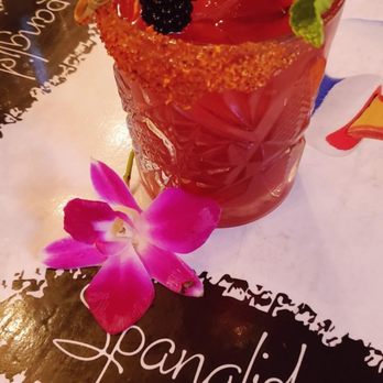 Spanglish NYC - How yummy and pretty is this blackberry margarita? - Mexican Near Me - Bayside, New York Spanglish NYC - How yummy and pretty is this blackberry margarita? - Mexican Near Me - Bayside, New York