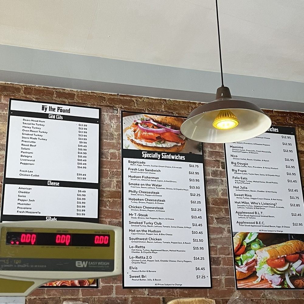 Bagels On The Hudson - menu - Bagels Near Me - Hoboken, New Jersey Bagels On The Hudson - menu - Bagels Near Me - Hoboken, New Jersey