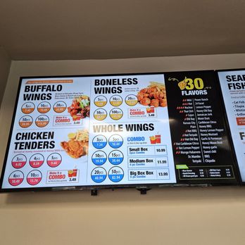 Americas Best Wings - Stacked Menu - Chicken Wings Near Me - Alexandria, Virginia