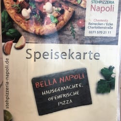 Pizzeria Napoli - Die Speisekarte :-)