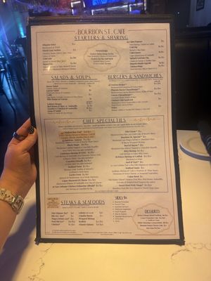 Menu photo 1 Bourbon St. Cafe Tulsa, OK