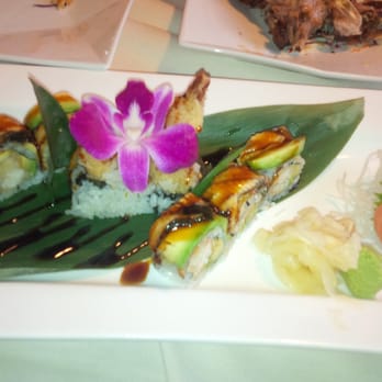 Green Tea - Dragon roll and sashimi!! Delicious! - Chinese Near Me - Bangor, Maine Green Tea - Dragon roll and sashimi!! Delicious! - Chinese Near Me - Bangor, Maine