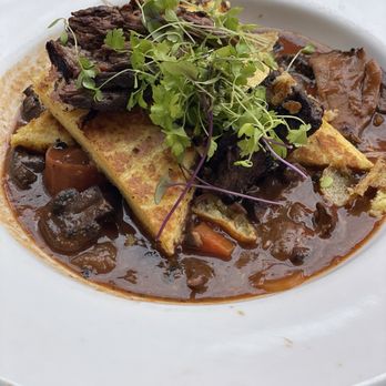 Cass Winery - Braised short ribs with polenta. - Wineries Near Me - Paso Robles, California Cass Winery - Braised short ribs with polenta. - Wineries Near Me - Paso Robles, California