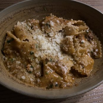Red Ash - Papparadelle alla Bolognese wide ribbons / traditional bolognese / porcini / grana - Italian Near Me - Austin, Texas Red Ash - Papparadelle alla Bolognese wide ribbons / traditional bolognese / porcini / grana - Italian Near Me - Austin, Texas