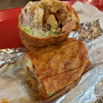 The Pit Stop - Buffalo Chicken Wrap - Burgers Near Me - Merrick, New York