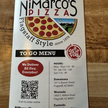 NiMarco's Pizza - Downtown - Menu - Pizza Near Me - Flagstaff, Arizona NiMarco's Pizza - Downtown - Menu - Pizza Near Me - Flagstaff, Arizona