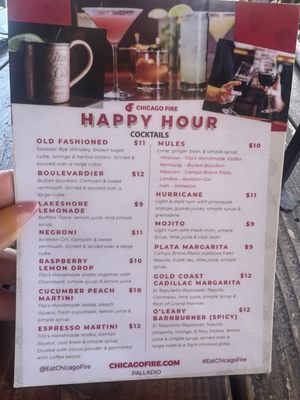Menu photo 2 Chicago Fire - Folsom Folsom, CA