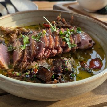 The Bison Restaurant - Duck - Canadian (New) Near Me - Banff, Alberta