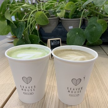 Leaves House - Matcha and hojicha latte - Accessories Near Me - Montreal, Quebec Leaves House - Matcha and hojicha latte - Accessories Near Me - Montreal, Quebec