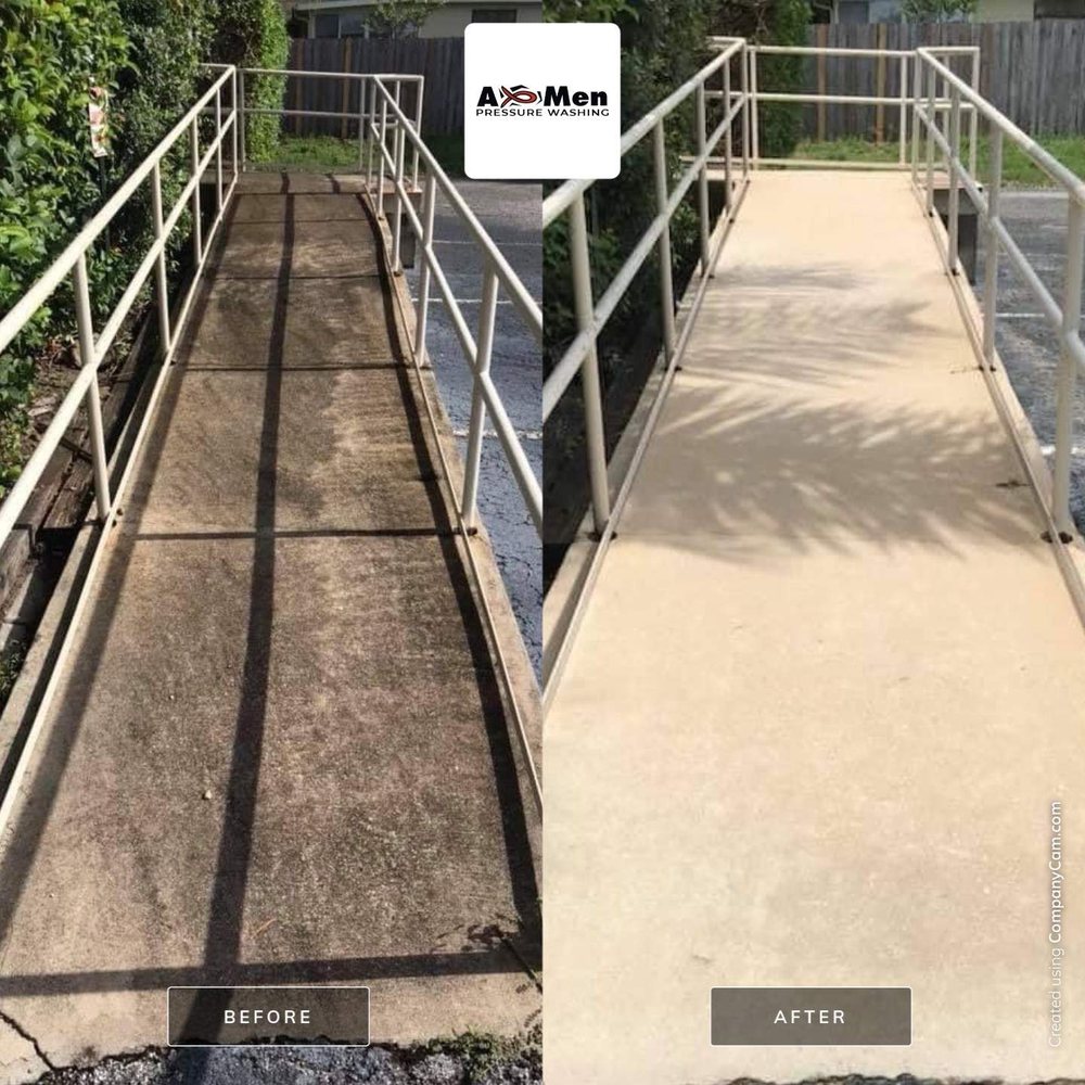 Slide of A-Men Pressure Washing