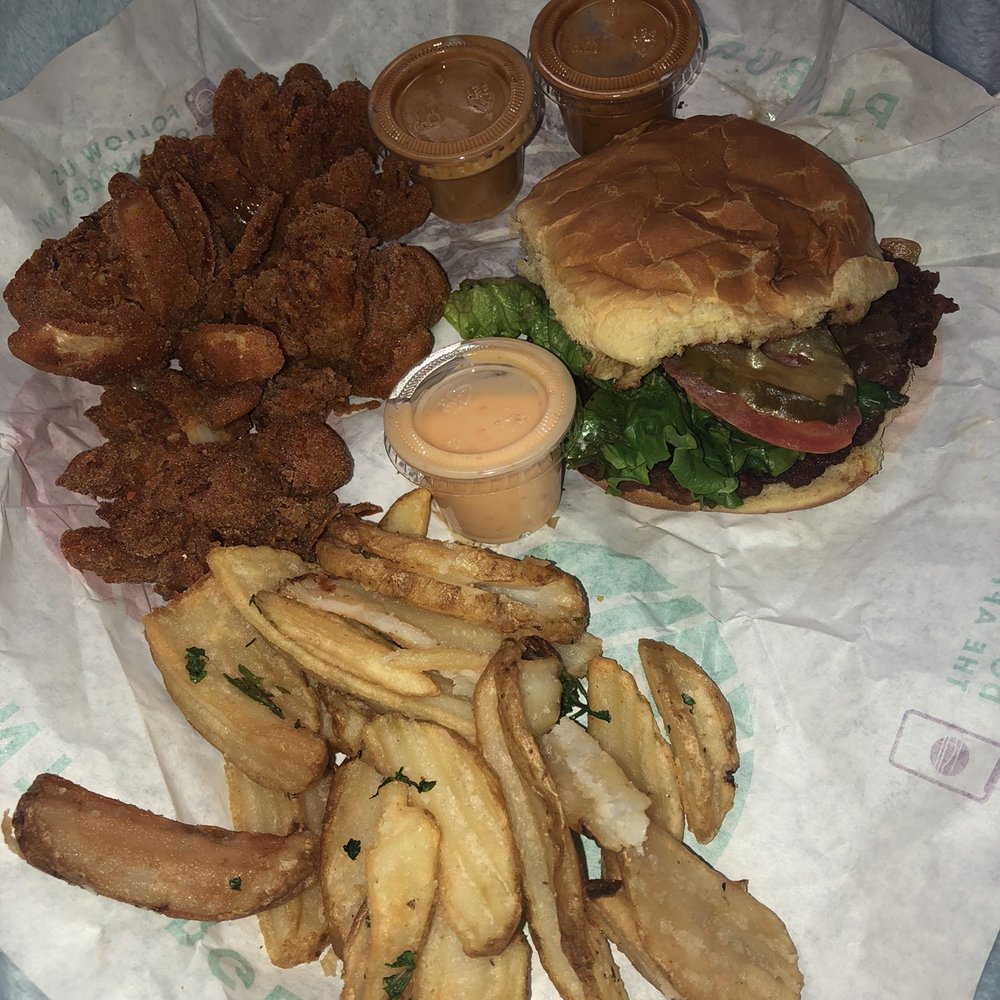 PLNT Burger - PLNT Burger Bloomies Crispy Herb Fries - Vegan Near Me - Columbia, Maryland PLNT Burger - PLNT Burger Bloomies Crispy Herb Fries - Vegan Near Me - Columbia, Maryland