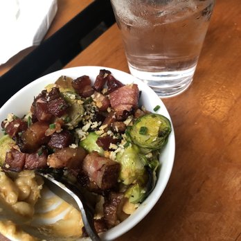 Dime Store - Macaroni & Cheese with Bacon and Brussels Sprouts - Breakfast & Brunch Near Me - Detroit, Michigan