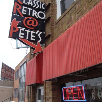 Classic Retro at Pete’s - Main sign in front. - Home Decor Near Me - Saint Paul, Minnesota
