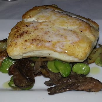 Cup N' Saucer - Supurb Halibut (dish #5) rom our Chef's Tasting dinner late March 2014. - New American Near Me - Sherburn, Minnesota Cup N' Saucer - Supurb Halibut (dish #5) rom our Chef's Tasting dinner late March 2014. - New American Near Me - Sherburn, Minnesota