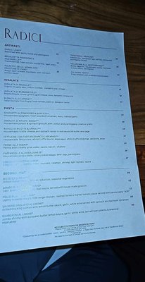 Menu photo 8 Radici Hermosa Beach, CA Menu photo 8 Radici Hermosa Beach, CA