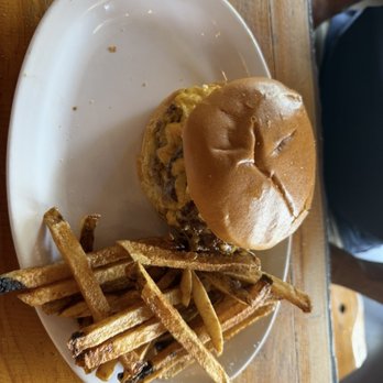 Spanx The Hog BBQ & Saloon - Double cheese burger hearty - Barbeque Near Me - Pompano Beach, Florida Spanx The Hog BBQ & Saloon - Double cheese burger hearty - Barbeque Near Me - Pompano Beach, Florida