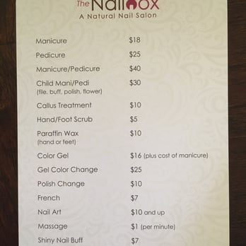 Nancy Nails - Salon menu, as of 1/22/2016. - Nail Salons Near Me - Marina Del Rey, California Nancy Nails - Salon menu, as of 1/22/2016. - Nail Salons Near Me - Marina Del Rey, California