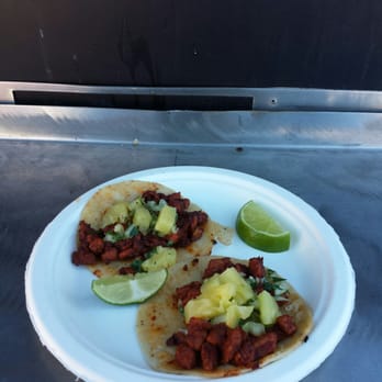 Rocky Mountain Taco - The Al Pastor with pineapple is to die for - Food Trucks Near Me - Avon , Colorado