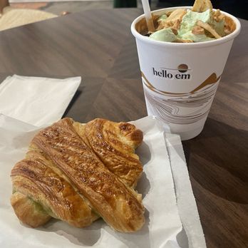 Hello Em Viet Coffee & Roastery - Pandan croissant - Coffee Roasteries Near Me - Seattle, Washington Hello Em Viet Coffee & Roastery - Pandan croissant - Coffee Roasteries Near Me - Seattle, Washington