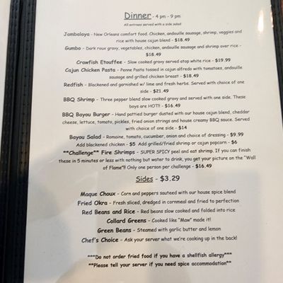Menu photo 3 Boucher's Bayou Bites Blairsville, GA