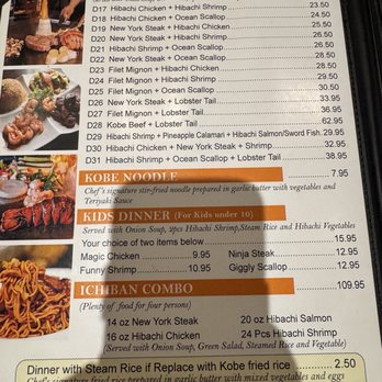 Kobe Steak & Sushi McKinney - Menu - Sushi Bars Near Me - McKinney, Texas