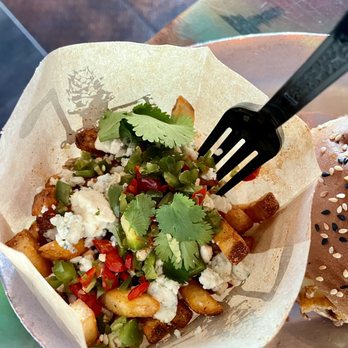 Hop + Grind - Honky Tonk Blues fries - Burgers Near Me - Durham, New Hampshire