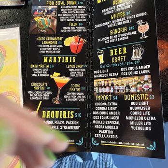 Costa Mexican Restaurant - Drinks Menu - Mexican Near Me - Belden, Mississippi