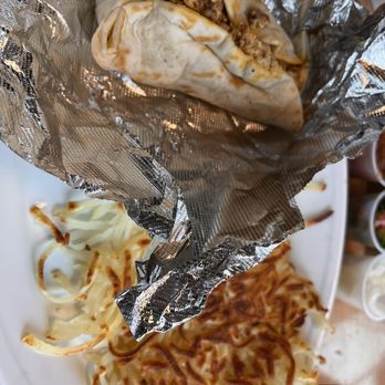 Pecan St. Station Deli & Grill - Chorizo and Egg Taco with Hashbrowns - Delis Near Me - Pflugerville, Texas