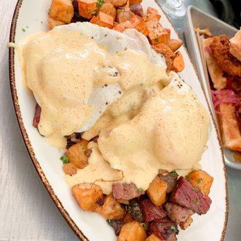 Pour Company - Steak and eggs and potatoes - New American Near Me - Fullerton, California
