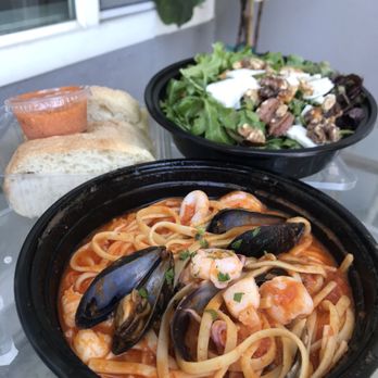 Buon Appetito Restaurant - Seafood linguine, signature salad and comp bread - Italian Near Me - Hayward, California Buon Appetito Restaurant - Seafood linguine, signature salad and comp bread - Italian Near Me - Hayward, California