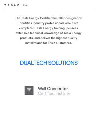Tesla Certified Installer for EV Charging Station and Solar System - We're the Tesla CI (Certified Installer) for the Home charging station (Wall Connector/Home Charging) and the solar system (Power Wall 3/Solar Panel System/Energy Saving System). Tesla Certified Installer for EV Charging Station and Solar System - We're the Tesla CI (Certified Installer) for the Home charging station (Wall Connector/Home Charging) and the solar system (Power Wall 3/Solar Panel System/Energy Saving System).