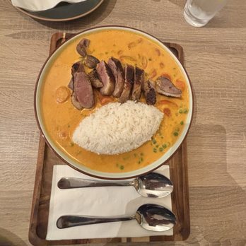 Curry Journey - The Panang with Rice & Roasted Duck - Thai Near Me - Monterey, California Curry Journey - The Panang with Rice & Roasted Duck - Thai Near Me - Monterey, California
