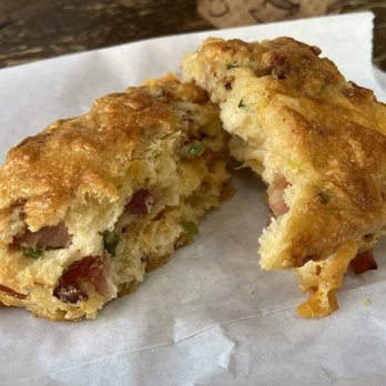 Mountain Goat Coffee - Incredible cheddar, bacon, green onion scones. - Coffee & Tea Near Me - Packwood, Washington Mountain Goat Coffee - Incredible cheddar, bacon, green onion scones. - Coffee & Tea Near Me - Packwood, Washington