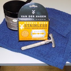 Bennetts Corners Barber Shop - Our Express Shave with Van der Hagen German razor blades, only $12