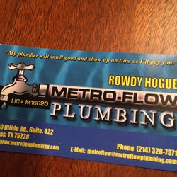Metro Flow Plumbing – Dallas Emergency Plumbers