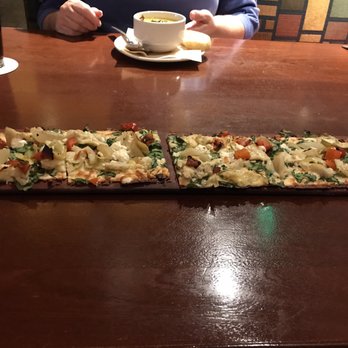 Seasons 52 - Artichoke goat cheese flatbread. I really didn't like this - New American Near Me - Edison, New Jersey Seasons 52 - Artichoke goat cheese flatbread. I really didn't like this - New American Near Me - Edison, New Jersey